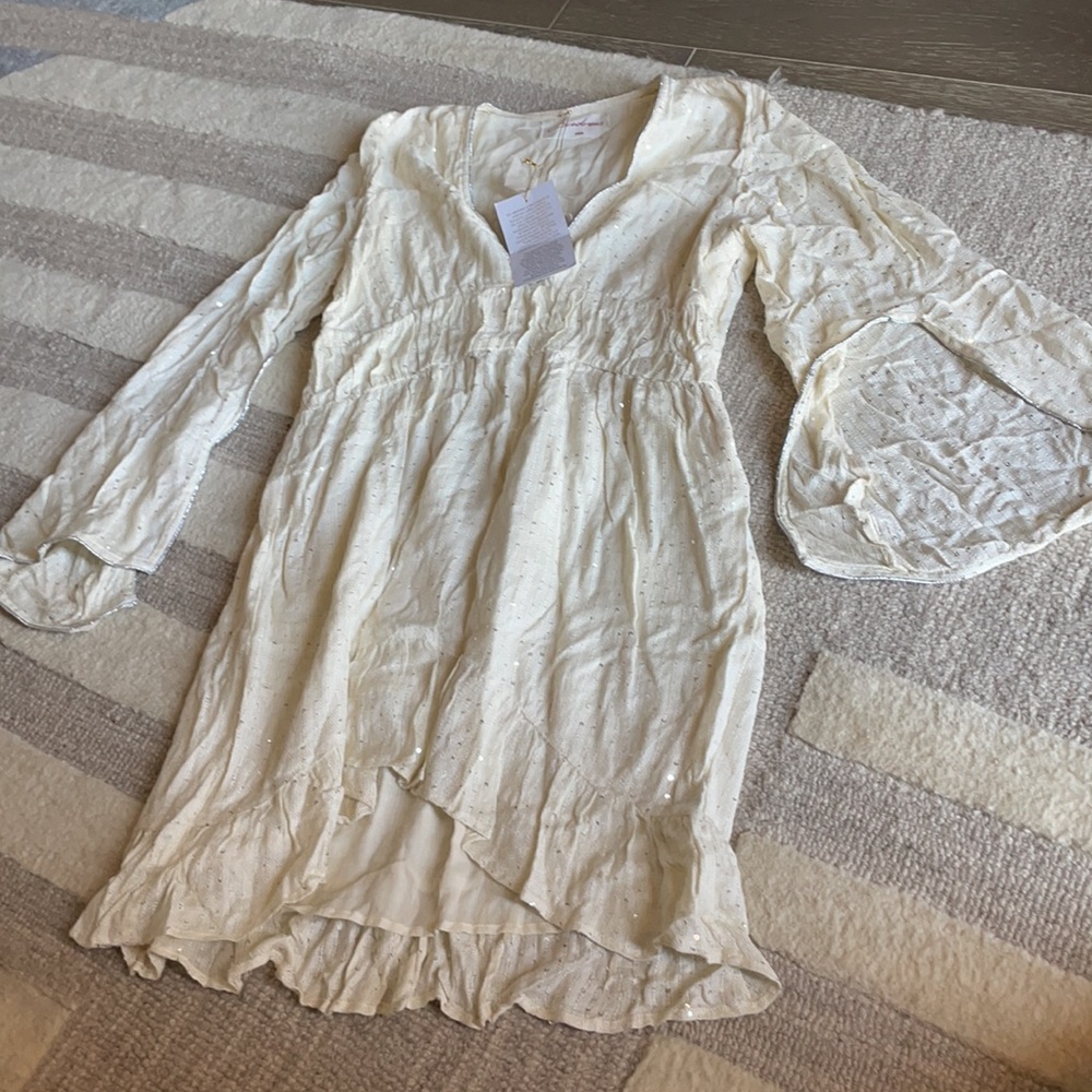 CLAUDIA SHORT DRESS SAINT BARTH COCONUT XS/S - Picture 6 of 7